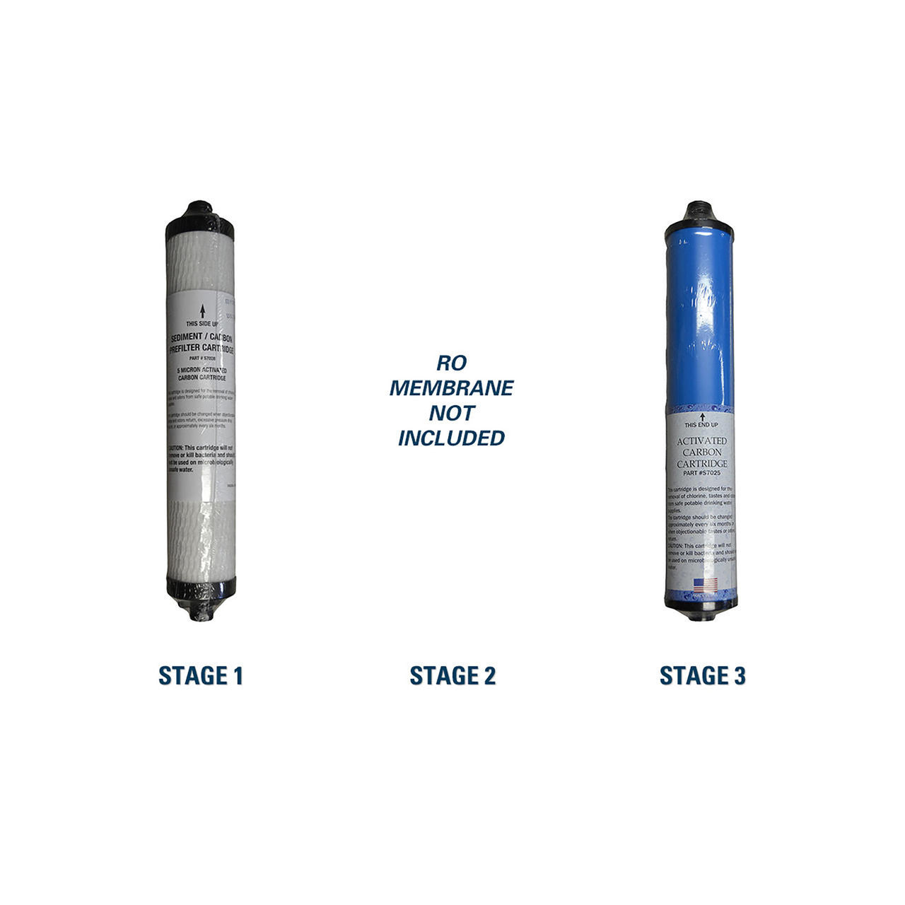 1-Year Replacement Filter Kit for Microline TFC-25S Reverse Osmosis System RO Membrane Sold Separately YS-MIC25S
