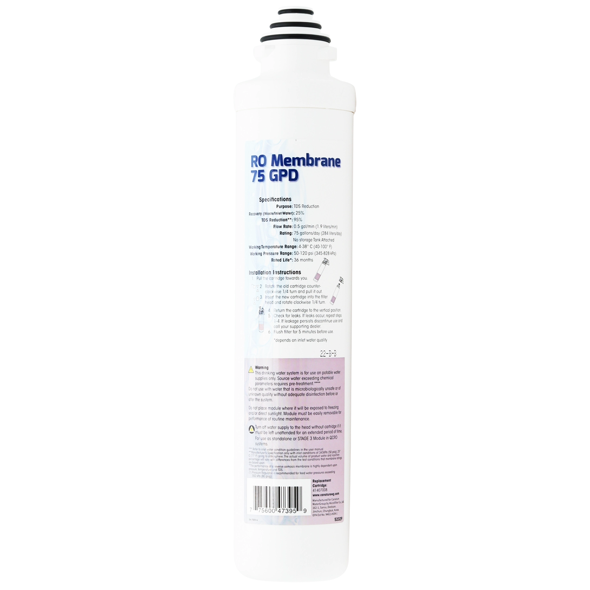 41407008 RO Membrane 75 GPD