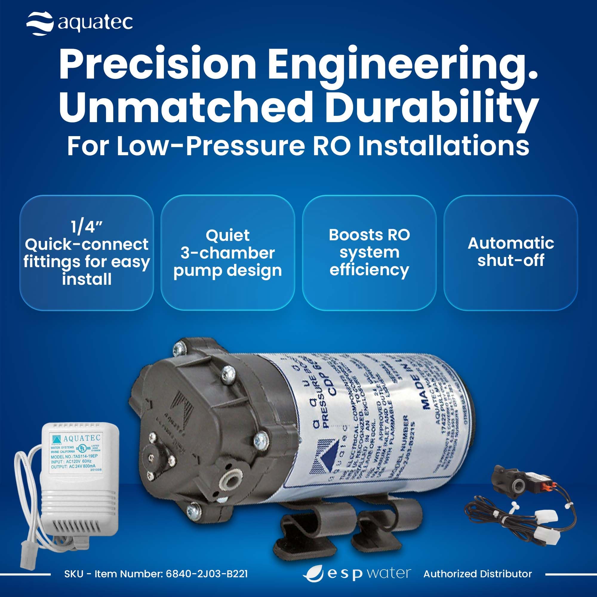 Aquatec 6800 booster pump specs