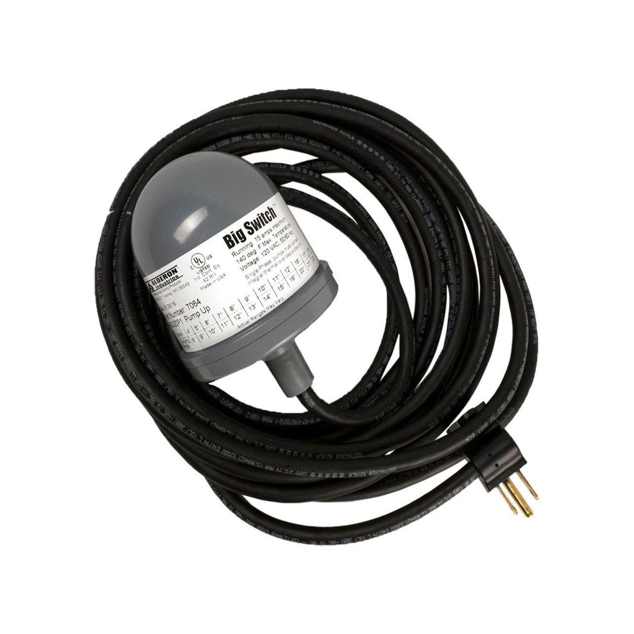 AXEON 200919 Float Switch 20 Foot With Cord 220V 200919 - ESP Water