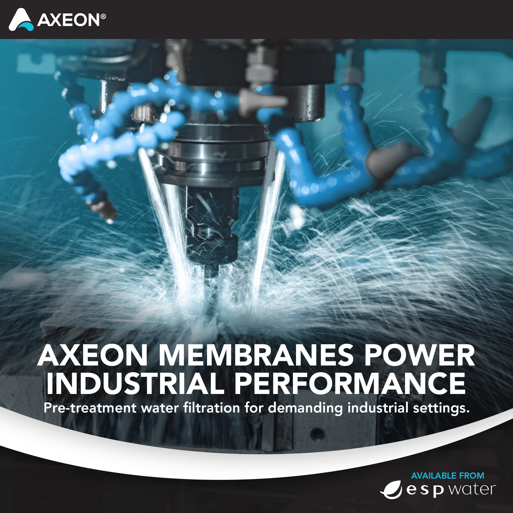 AXEON XE1 - 2521 RO Membrane 300 GPD, 100 PSI, 2.5"x21", 211755 211755 - ESP Water