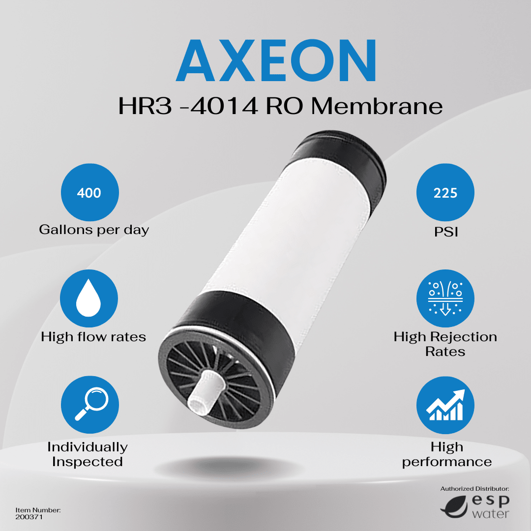 AXEON HF3 - 4014 RO Membrane 400 GPD 4 x 14 - Inch, 200371 200371 - ESP Water