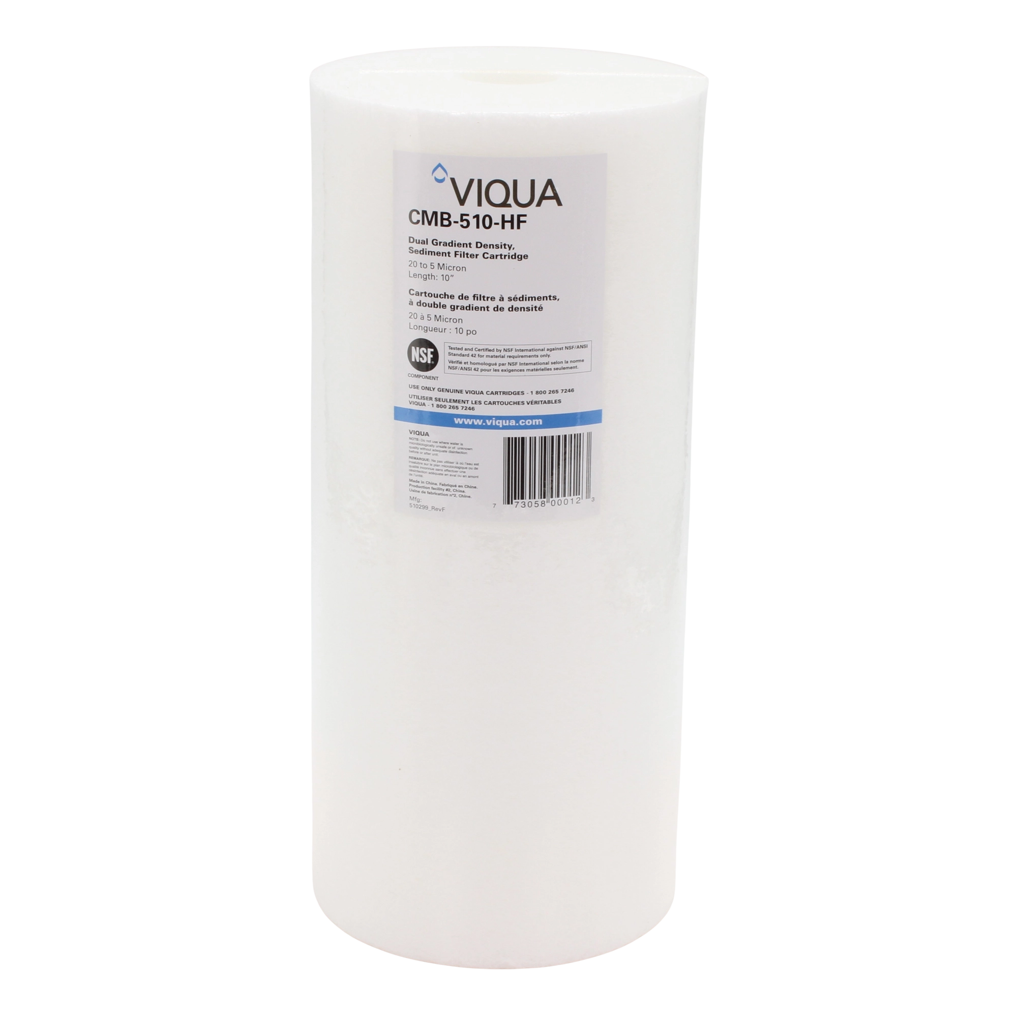 Viqua CMB-510-HF Sediment Replacement Filter