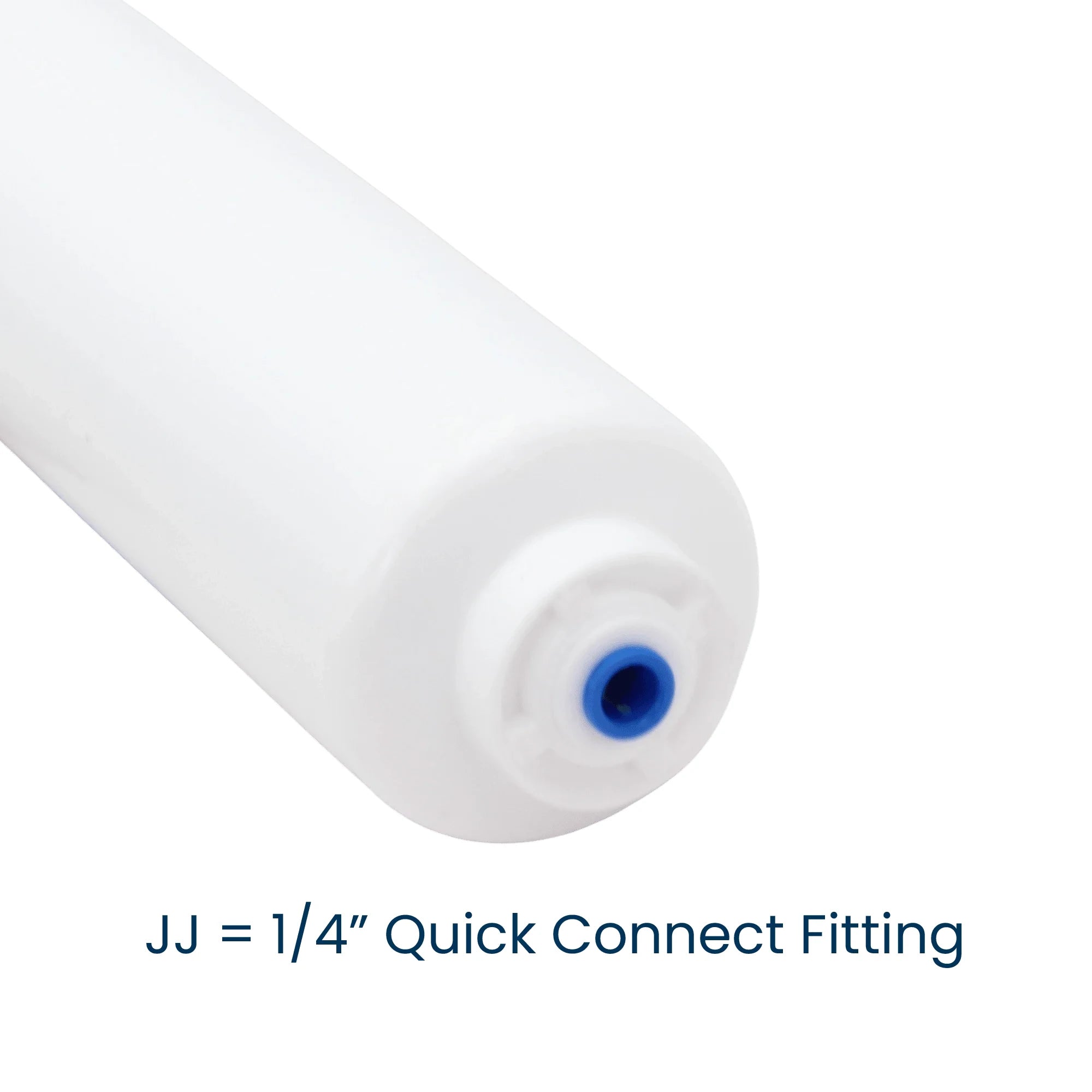 Omnipure K2340-JJ inline carbon filter with 1/4-inch quick-connect fittings