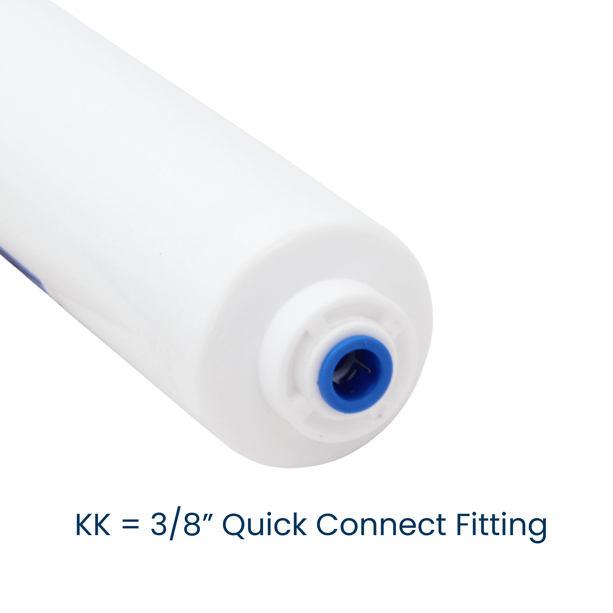 Omnipure K2333-KK inline carbon filter with 3/8-inch quick-connect fittings