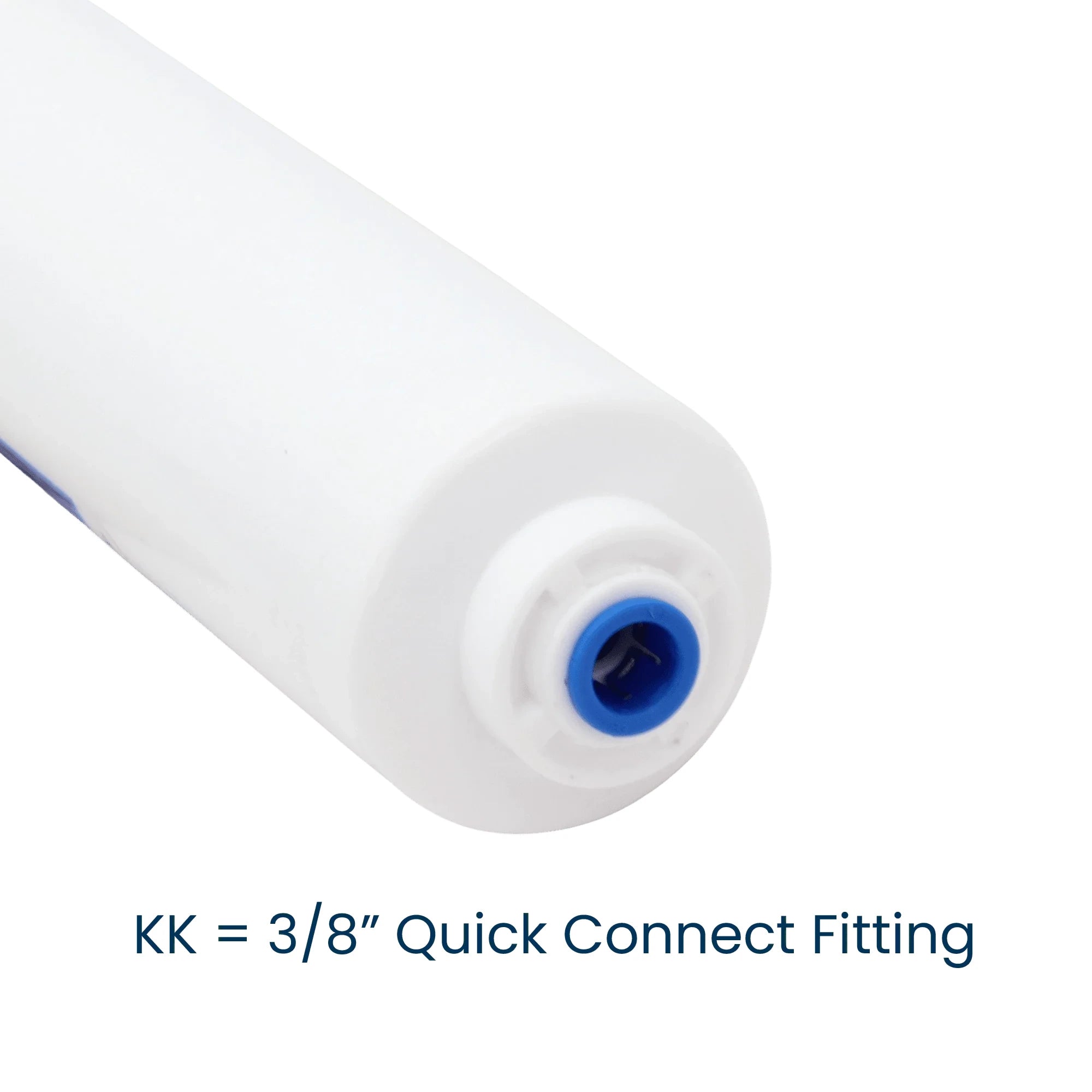 Omnipure K2333-KK inline carbon filter with 3/8-inch quick-connect fittings
