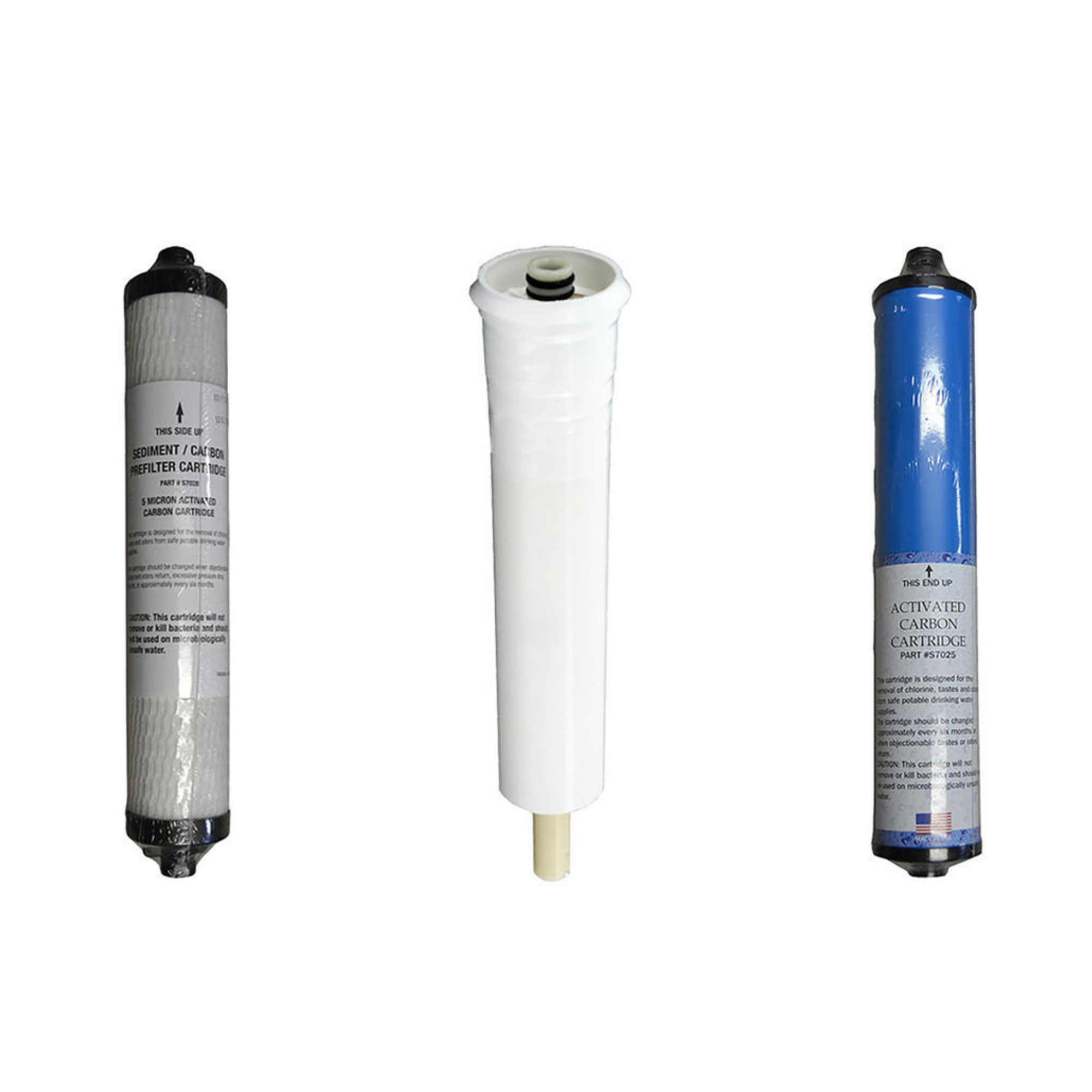 Microline TFC-25D Replacement Filter Kit without RO Membrane