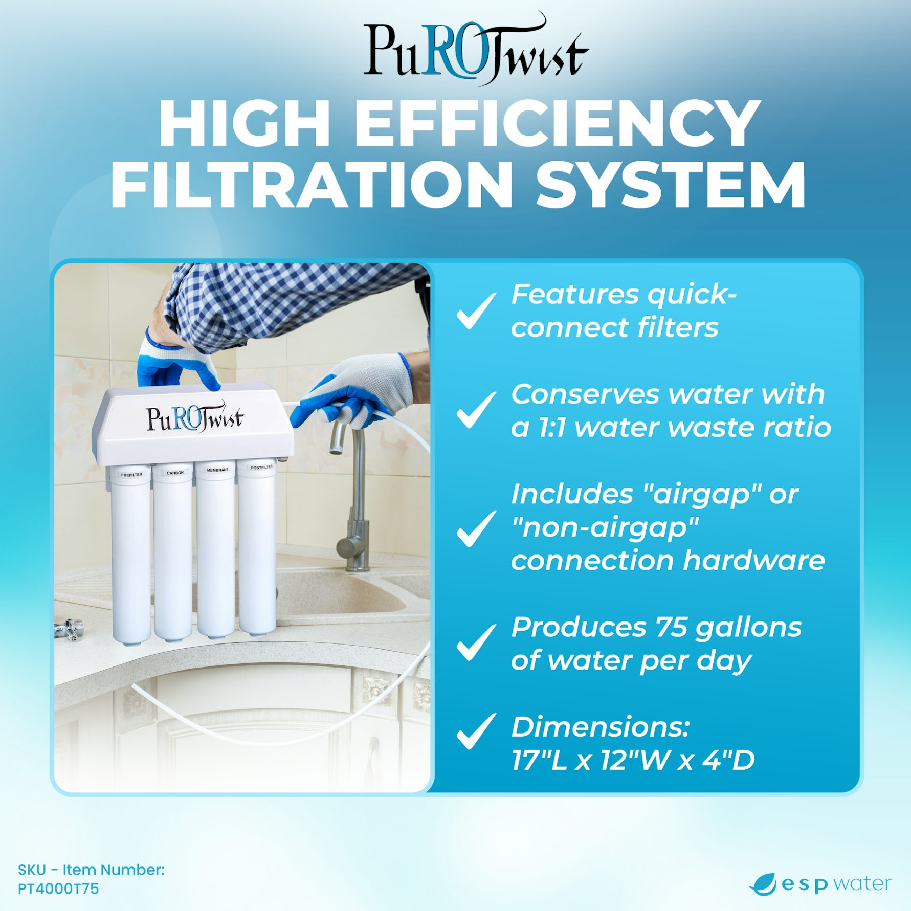 Purotwist_RO_Water_Filter_System_Features