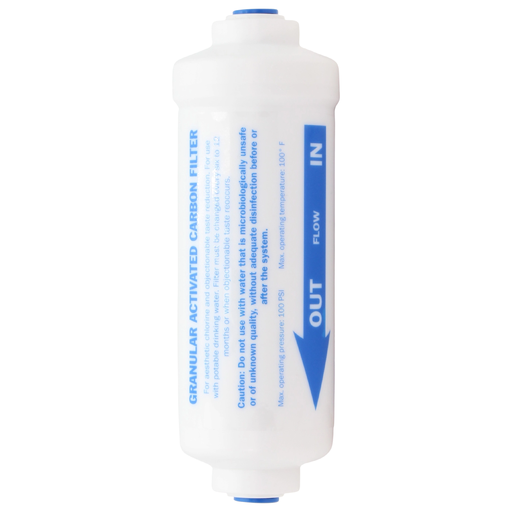 Microline S7206W-JG Inline Carbon Filter GAC