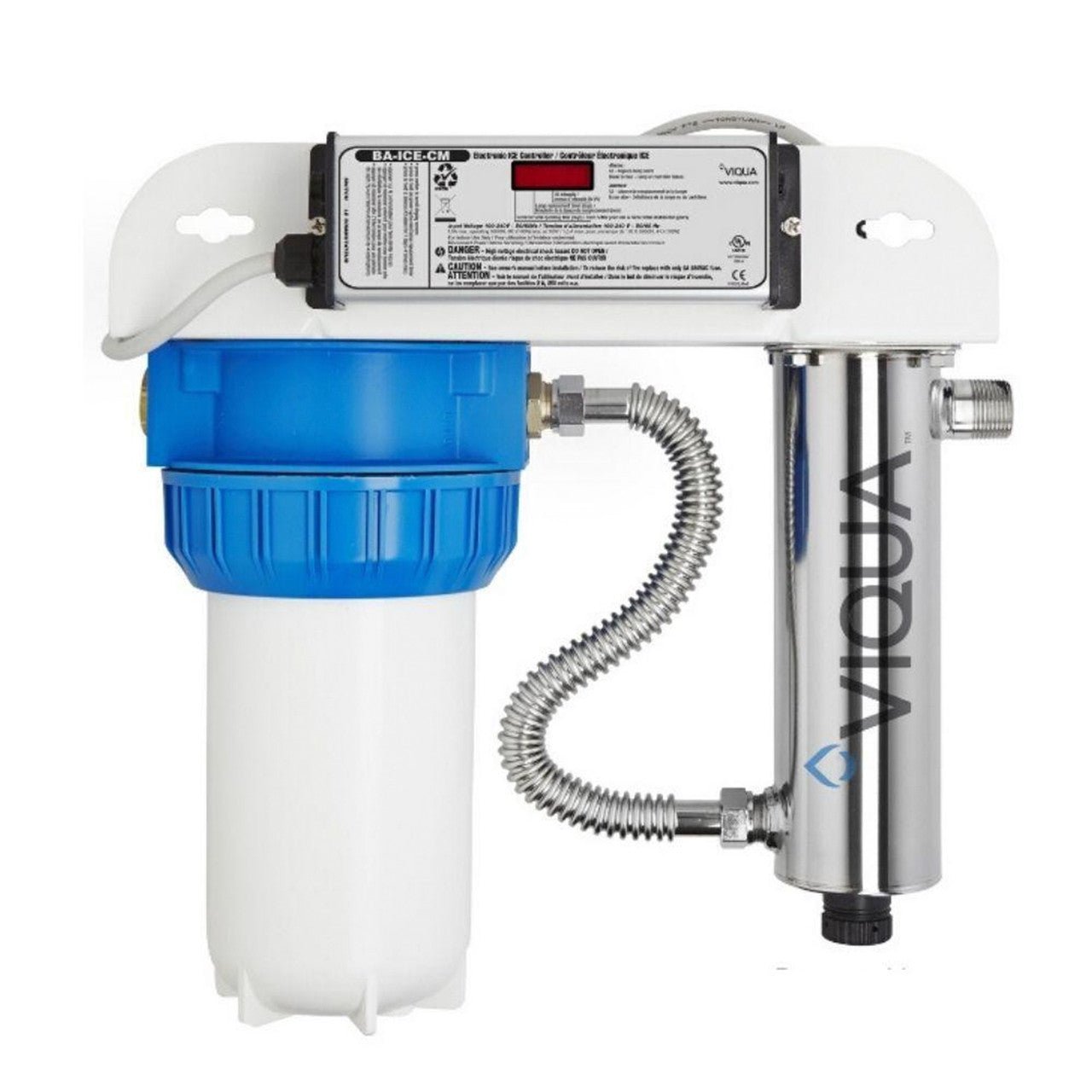 VIQUA VH200-F10 whole-home UV system with sediment prefilter, 9 GPM, 1-inch MNPT