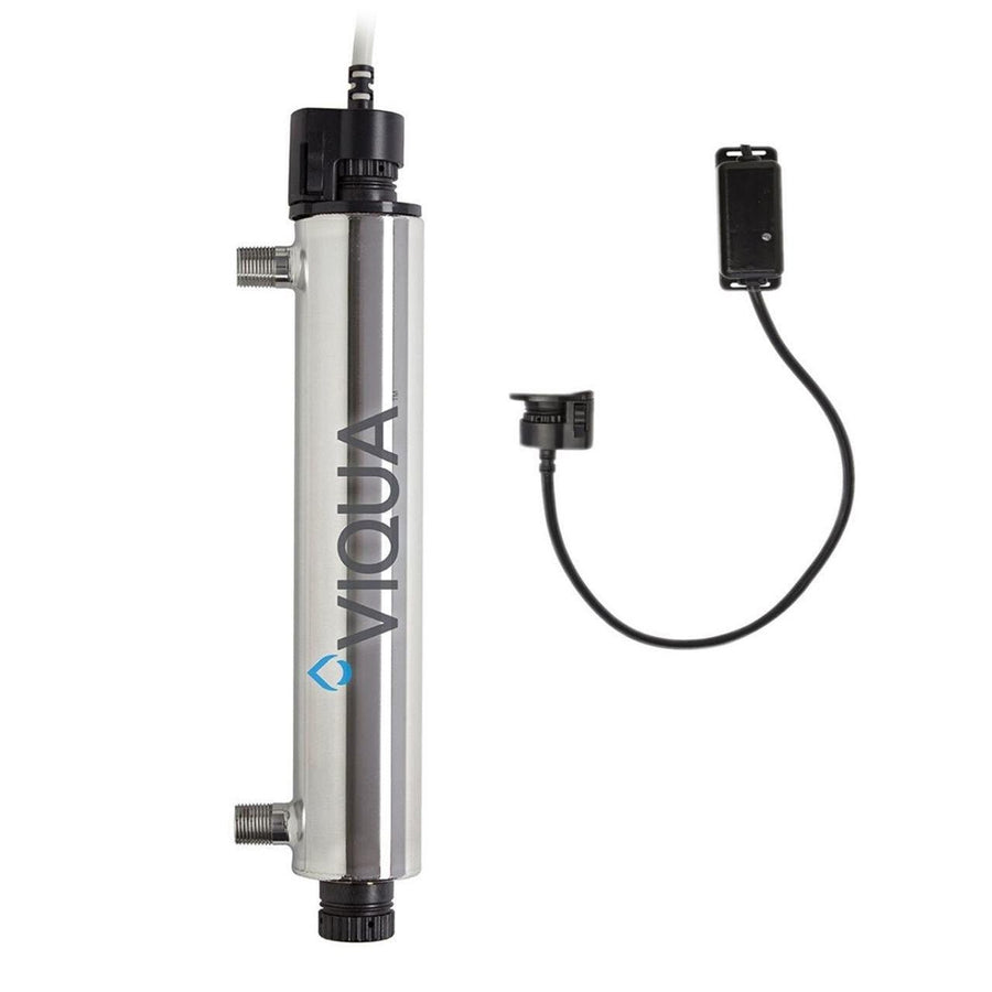 VIQUA VT4 point-of-use UV water treatment system, 3.5 GPM, with 1/2-inch MNPT connections