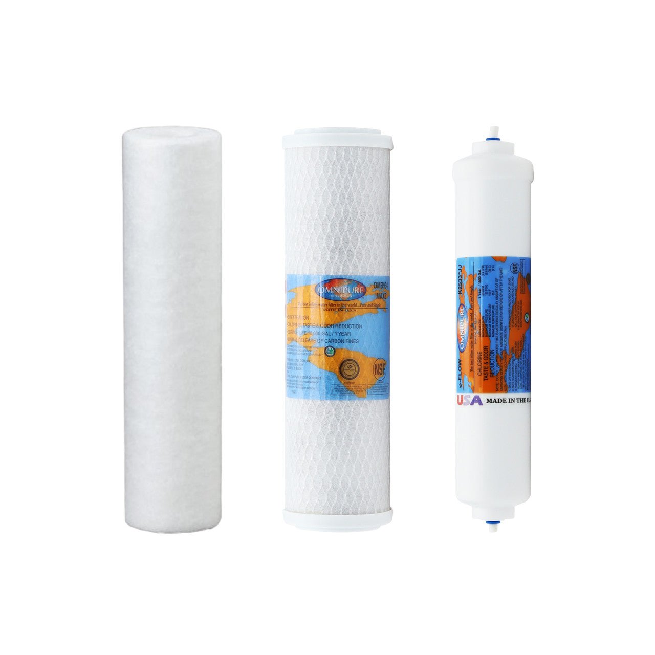 TGI WIN-445 compatible RO replacement filter kit without membrane