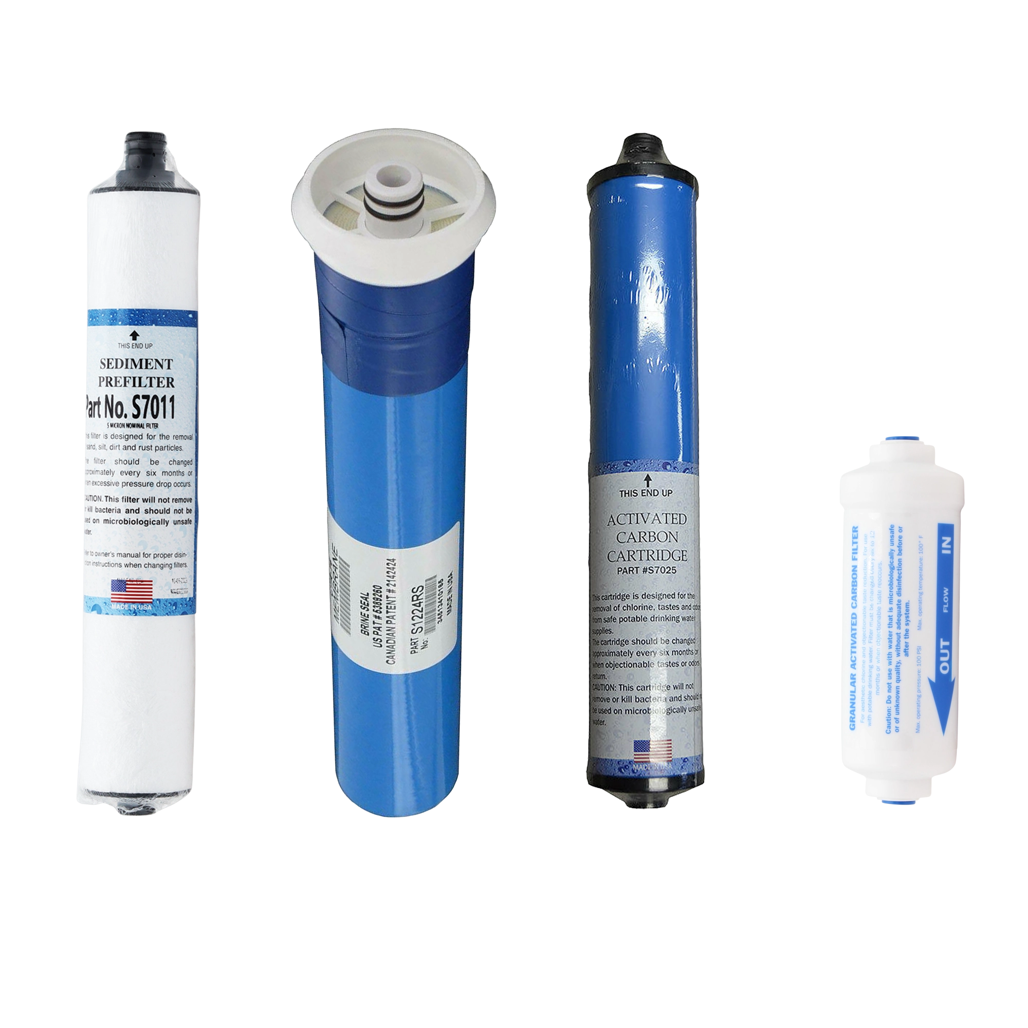 Microline CTA-14D Filter Replacement Kit with RO Membrane