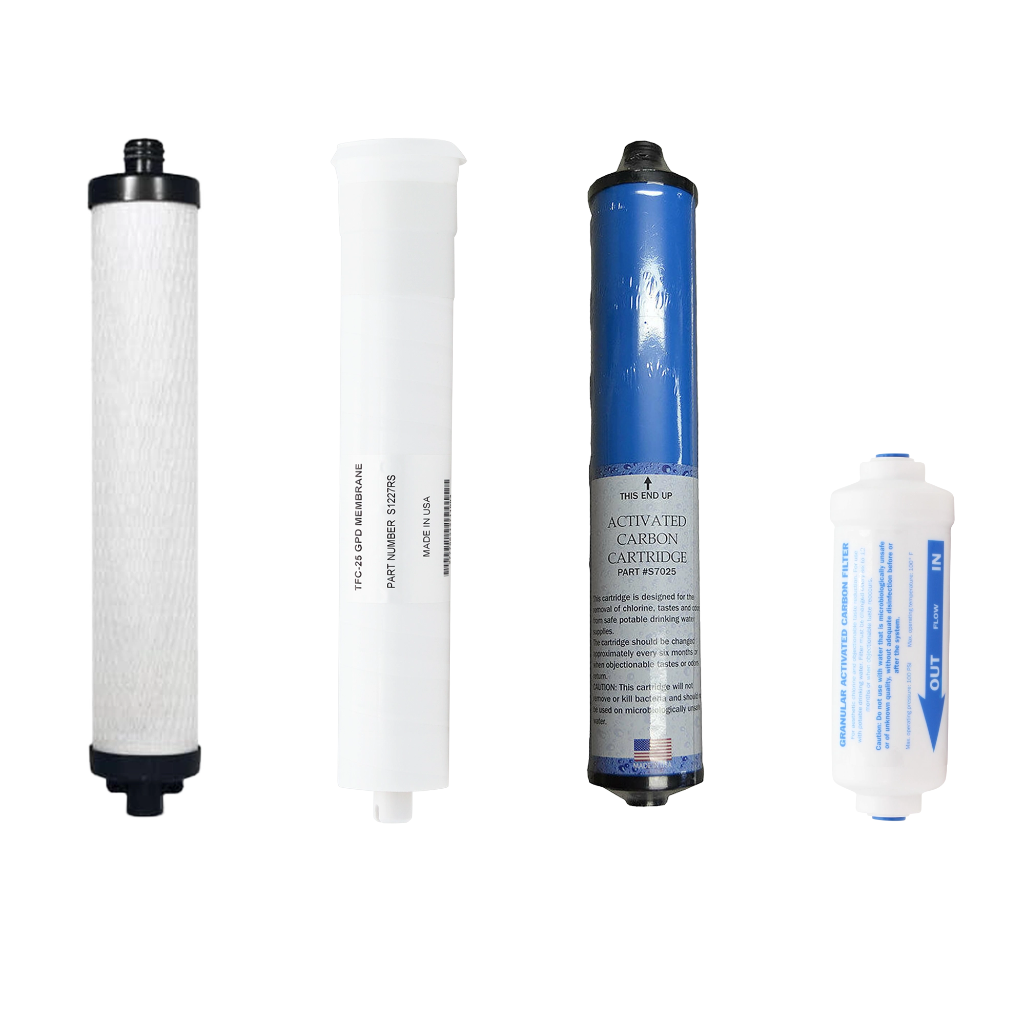 Microline TFC-25D Replacement Filter Kit with RO Membrane