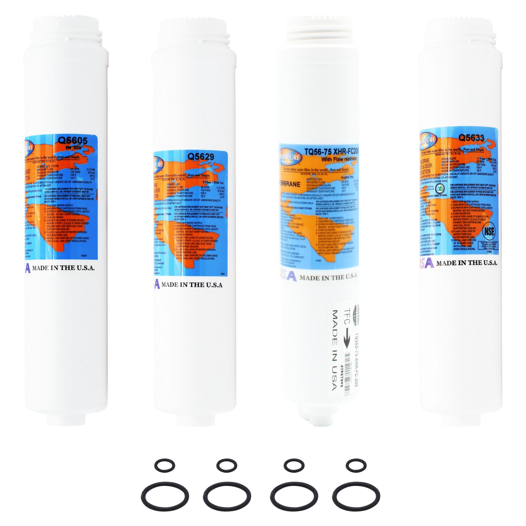 Purotwist 4000 filter kit with 75 GPM membrane