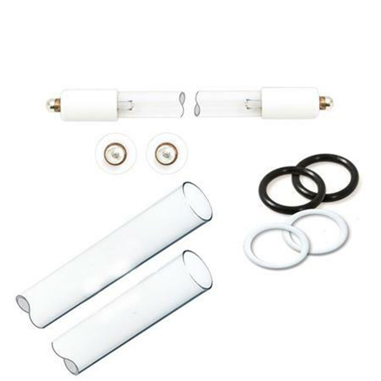 Atlantic Ultraviolet Sanitron 28-0050 maintenance kit with UV lamp, quartz sleeve, O-rings and washers for S50 Series systems