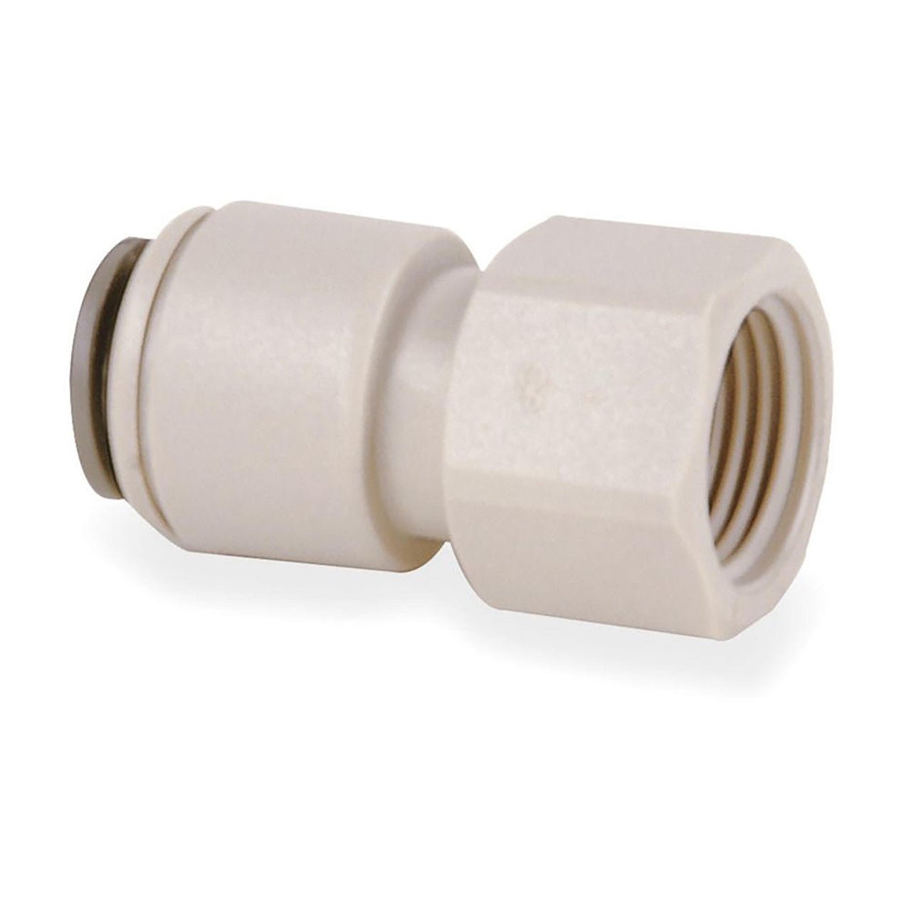 John Guest CI3212U7S faucet connector, 3/8-inch quick connect x 7/16-inch female thread
