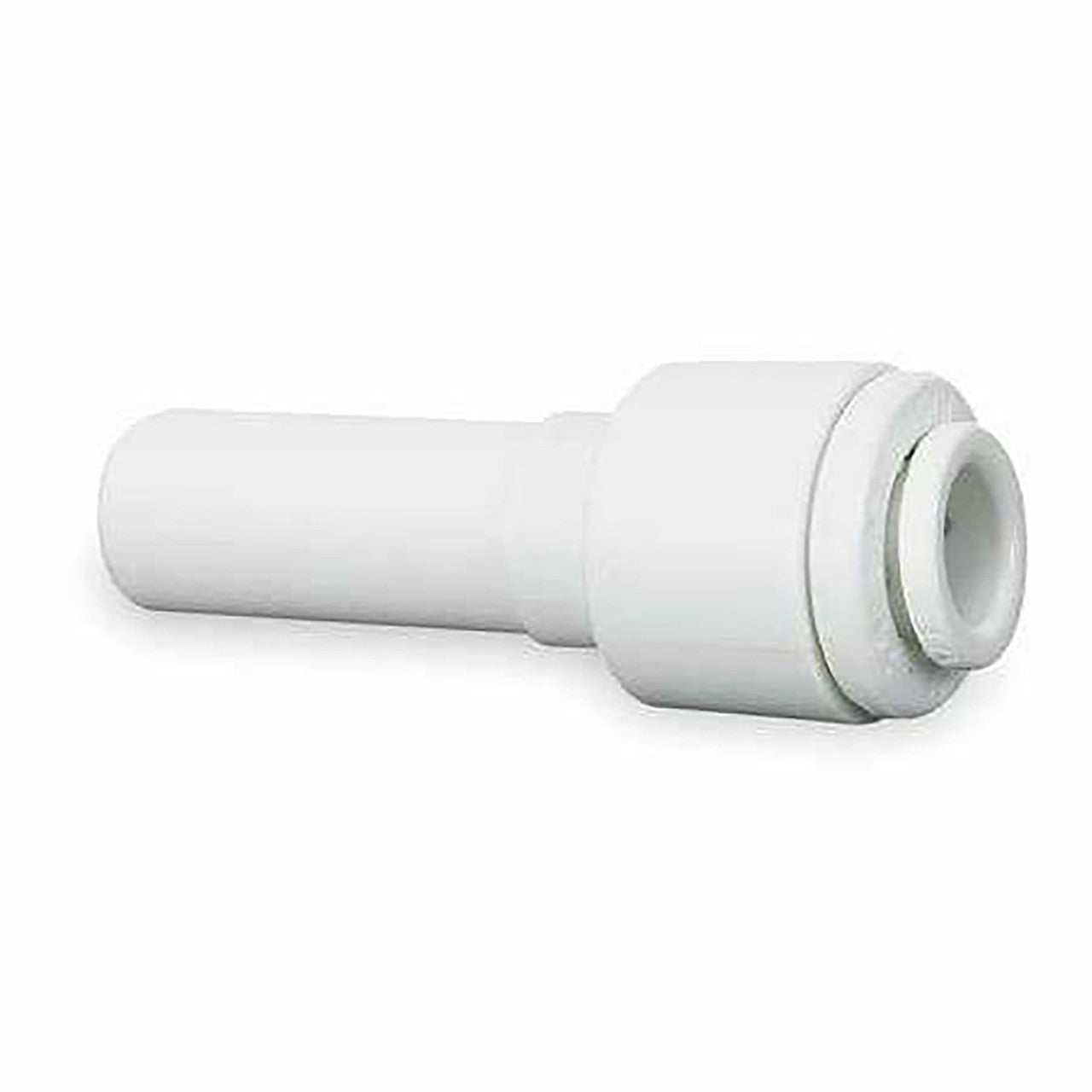 John Guest CI061208W stem reducer with 3/8-inch stem and 1/4-inch quick-connect