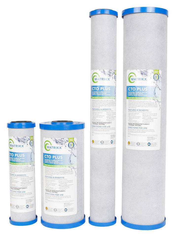 Matrikx 01 - 450 - 20 - MATRIKX CTO Plus 1 Mic Chlorine/Chloramine & VOC Reduction 01-450-20-MATRIKX - ESP Water