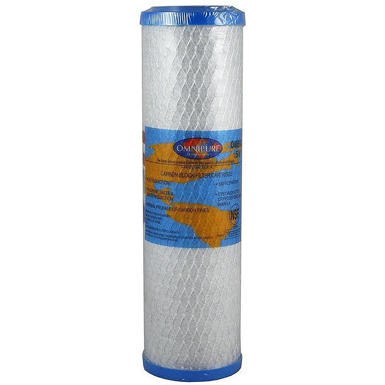 Omnipure OMB934-05m 0.5-micron carbon block filter, 2.5 x 10 inch