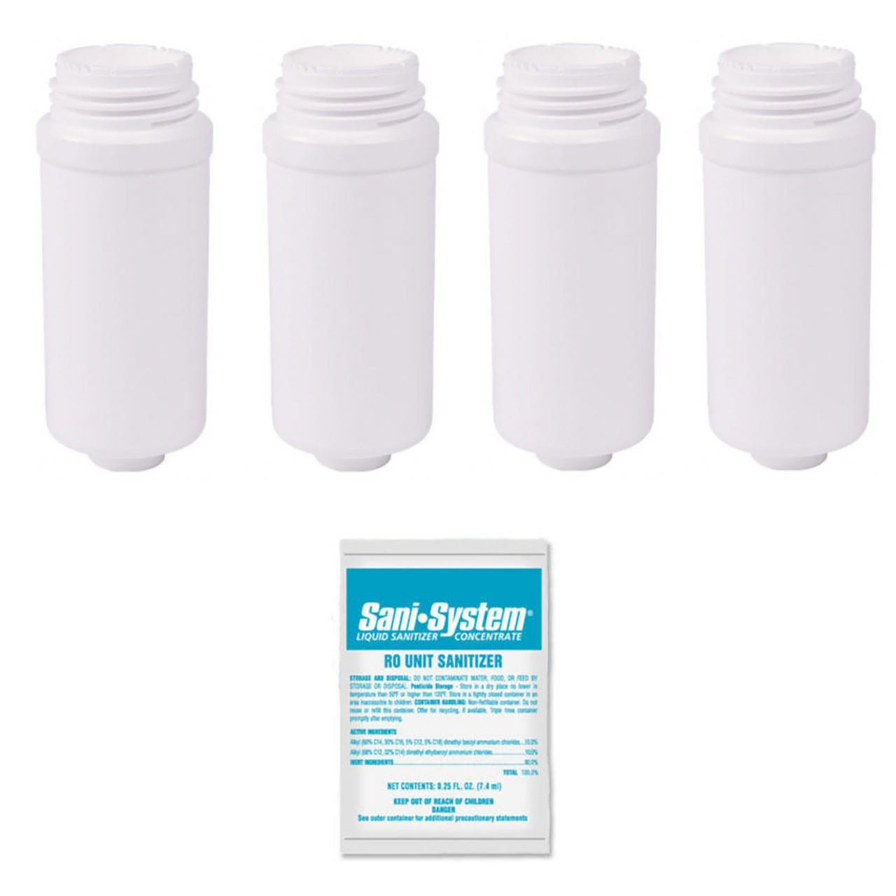 PuROTwist PTKIT-RO4 maintenance kit with reusable Q-Series housings and sanitizer packet for PT4000 RO systems
