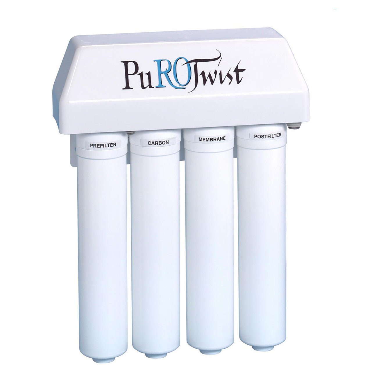 PuROTwist PT4000T50-SS-RK reverse osmosis conversion kit with quick-change filters and 50 GPD membrane