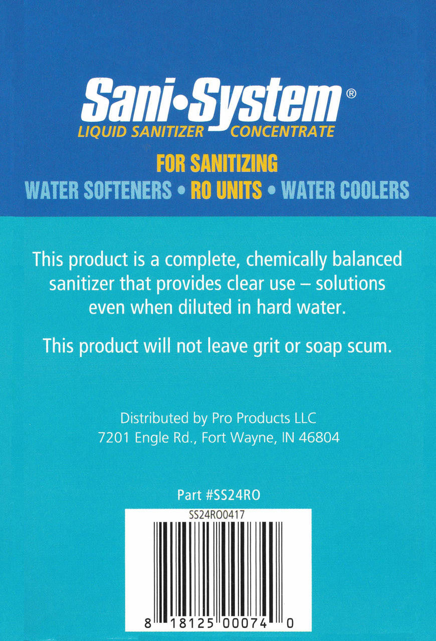 Sani-System Sani-System Reverse Osmosis System Sanitizer 1-PK 0.25 oz SS25RO SS25RO