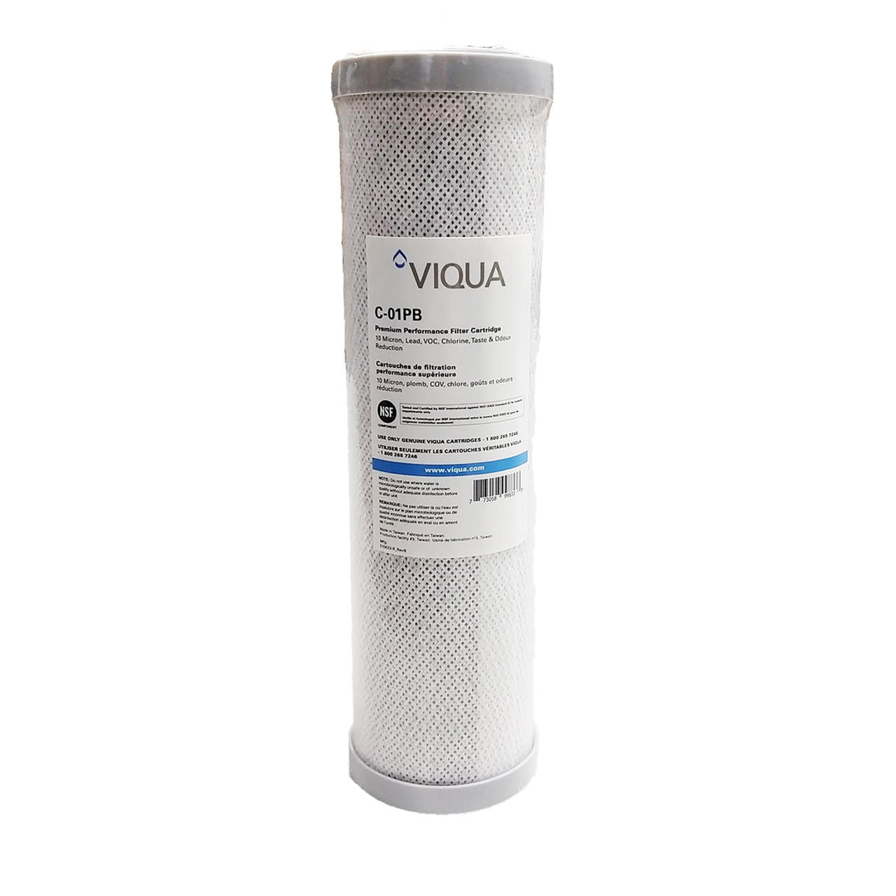 VIQUA C-01PB 10-micron carbon block filter with lead reduction for VT4-DWS UV systems