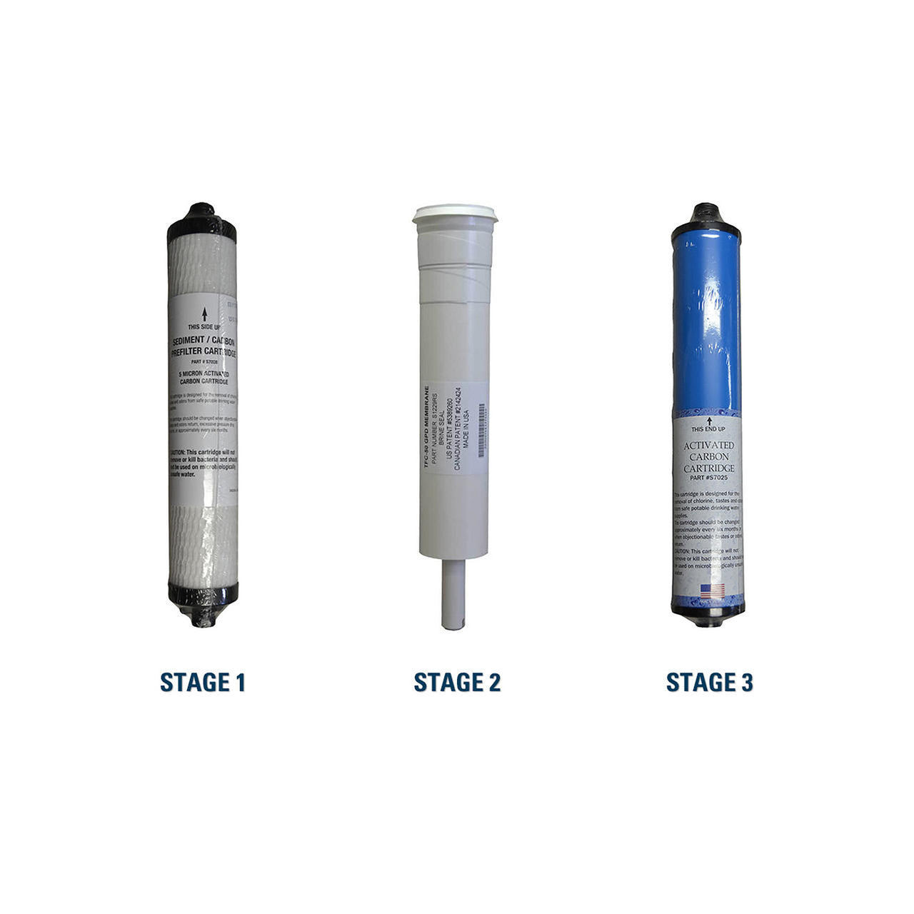 1-Year Replacement Filter Kit with Membrane for Microline TFC-335 Reverse Osmosis System YSM-MIC335