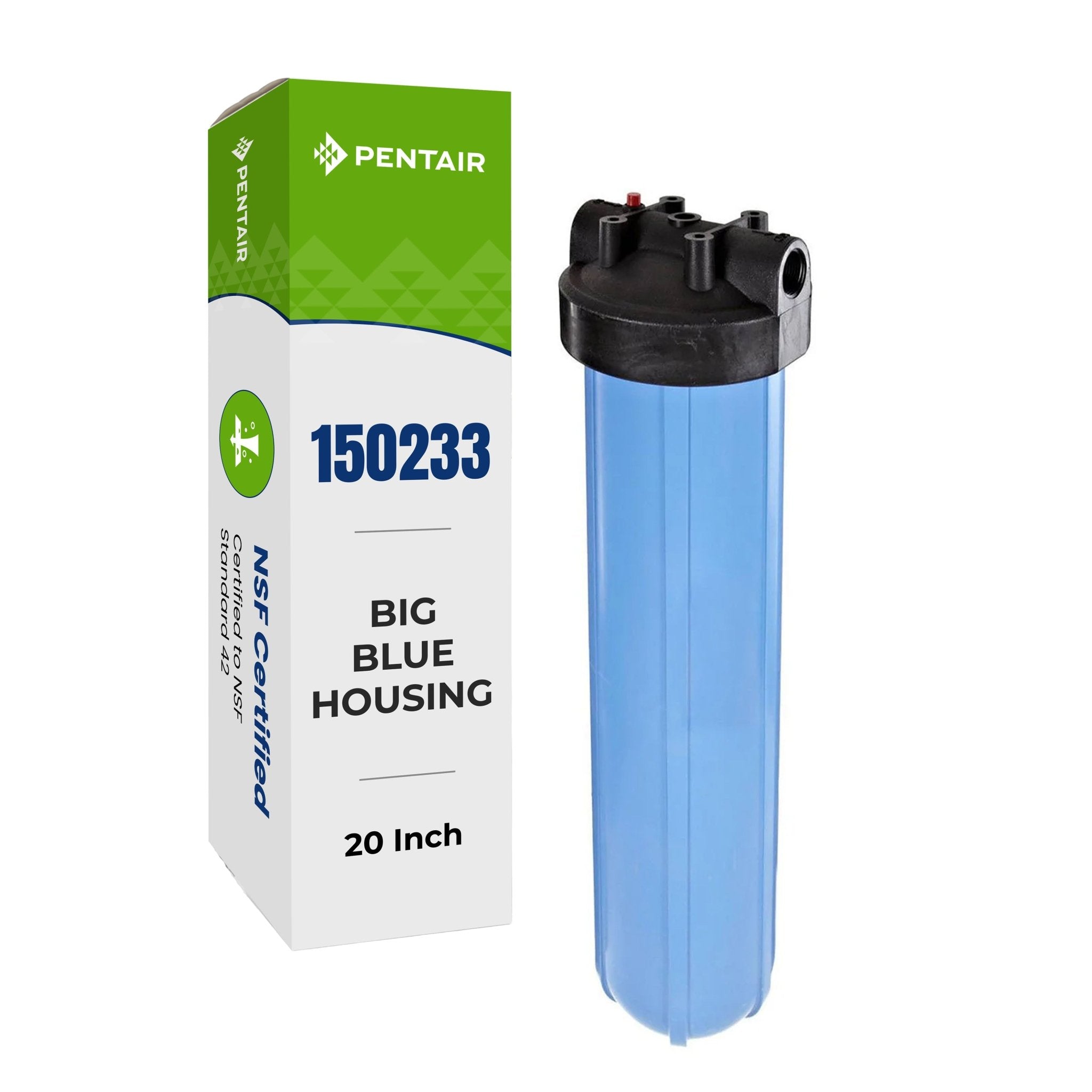 Pentair 20" Big Blue Housing with Pressure Release Valve 150233 - ESP Water