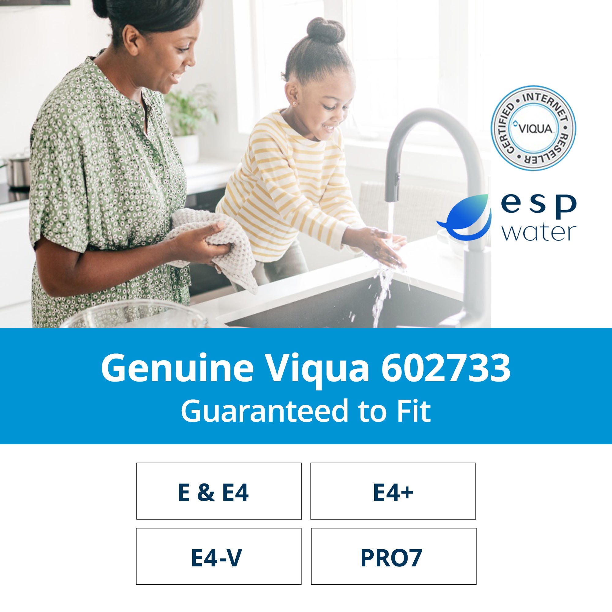 VIQUA 602733 UV Quartz Sleeve for E, E4, E4+, E4-V, PRO7 - ESP Water 