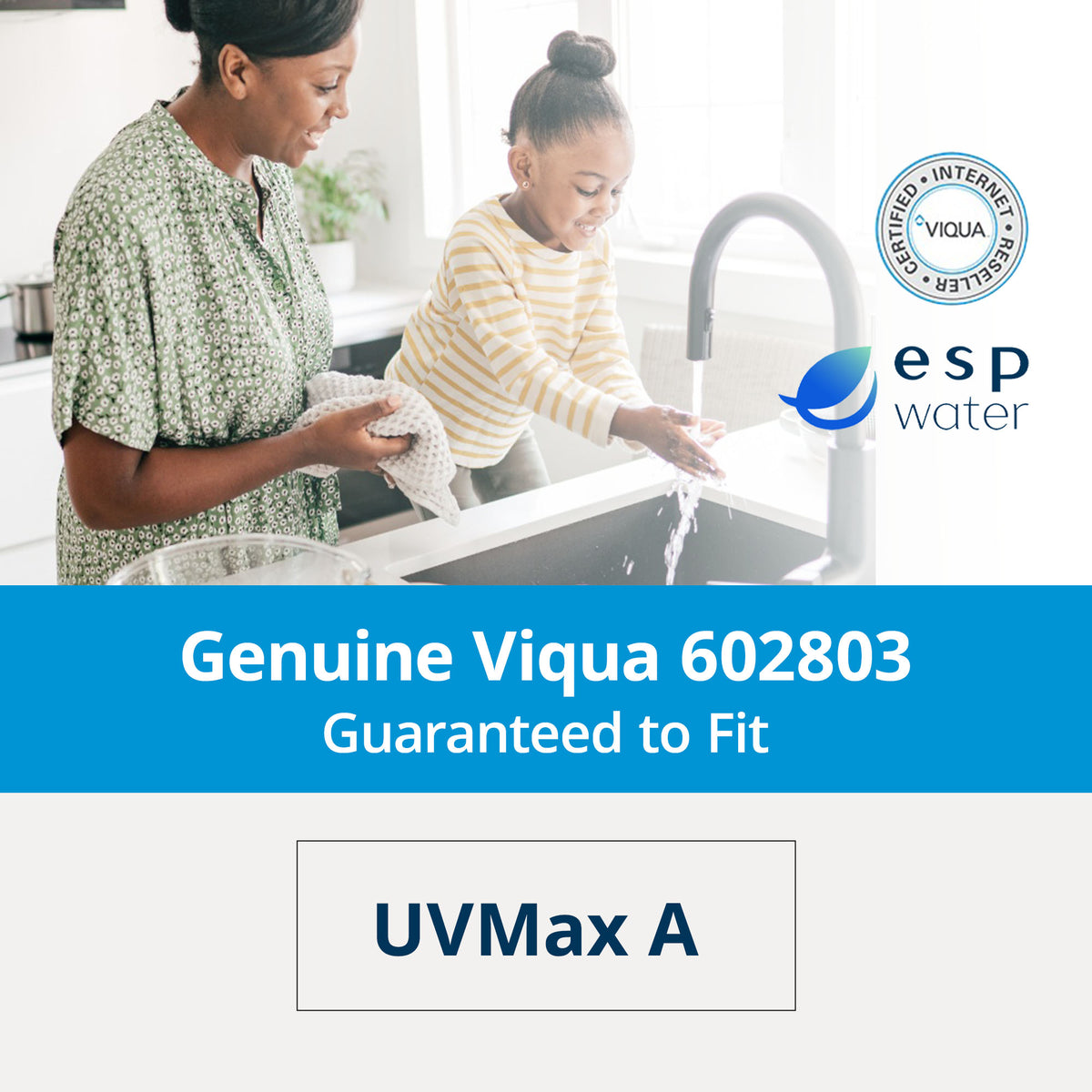 US Water Filters 602804 Replacement UV Lamp – Fits VIQUA B/B4/B4-V Systems, Made In USA With 2 O-Rings Included