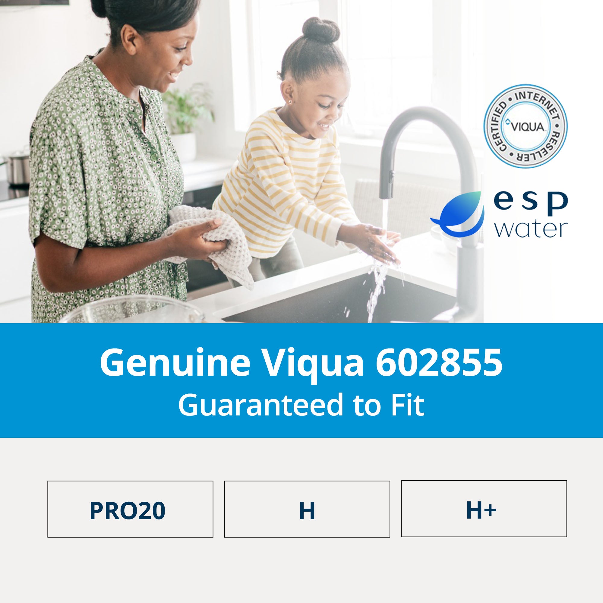 VIQUA 602855 UV Lamp for PRO20, H, H+ UV Systems - ESP Water 