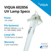 VIQUA 602856 UV Lamp for PRO30, PRO50, J, J+, K, K+, S80 - ESP Water 