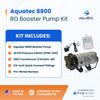 Aquatec 8800 Booster Pump Kit with Pressure Switch and Transformer, 1/4-Inch Fittings 50-100 GPD 8841-2J03-B424-B - ESP Water