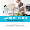 AXEON SDF - 45 - 2020 Sediment Filter 4.5" x 20" 20 Mic 200642 200642 - ESP Water