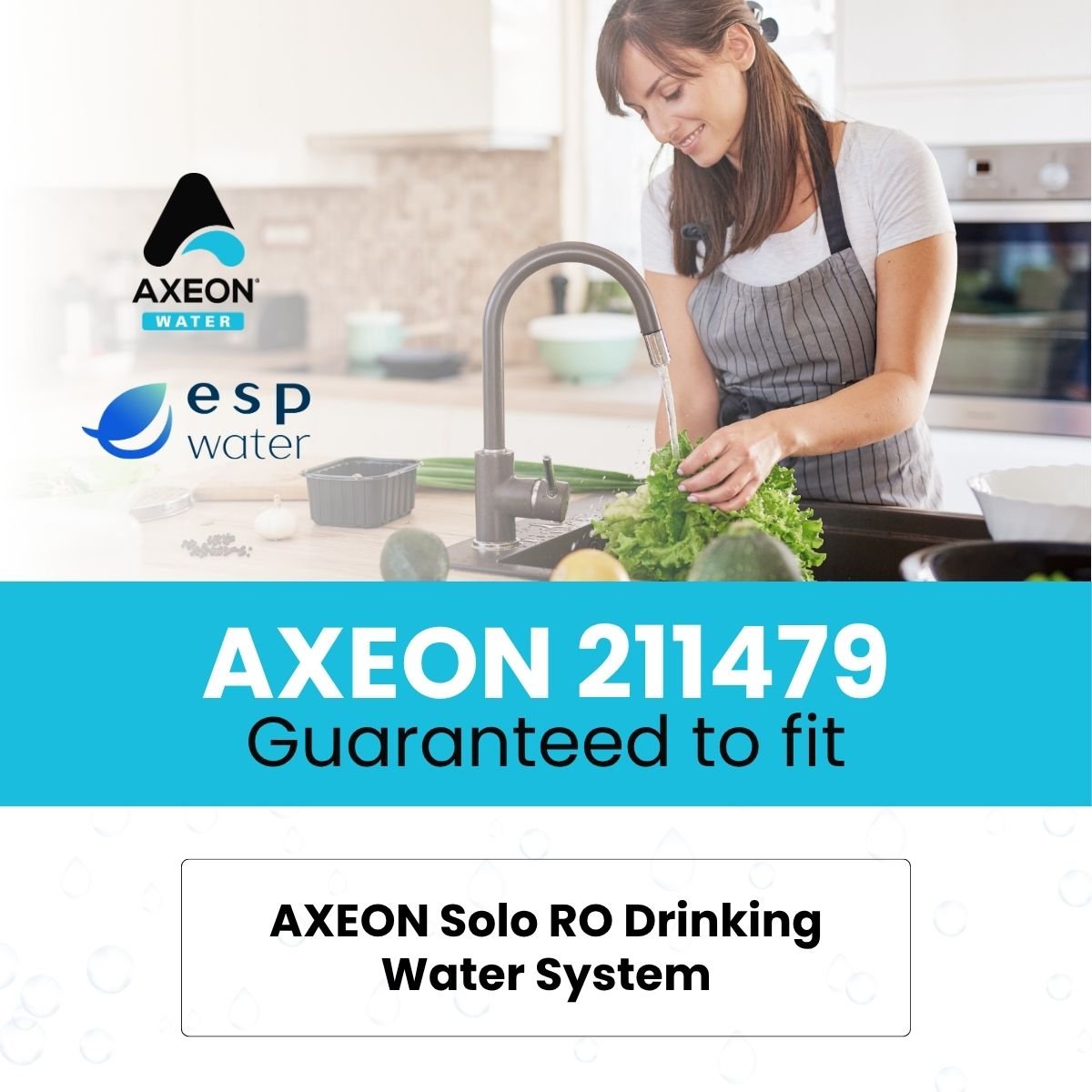 AXEON 211479 Solo I 1812 RO Membrane 50 GPD 211479 - ESP Water
