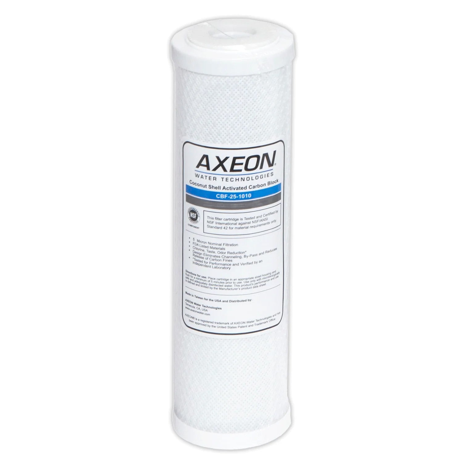 AXEON CBF - 25 - 1010 Carbon Block Filter 10 Microns, 200658 200658 - ESP Water