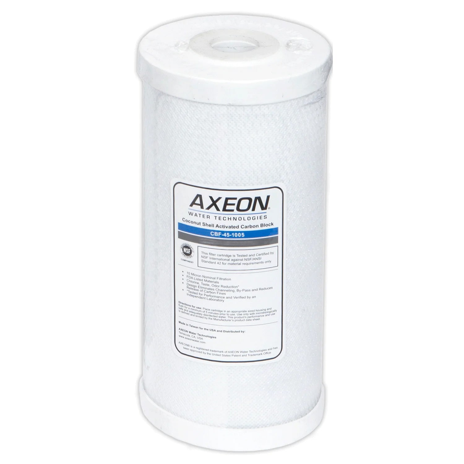 AXEON CBF - 45 - 1005 Carbon Block Filter 4.5 x 10 - Inch 5 - Microns, 200660 200660 - ESP Water