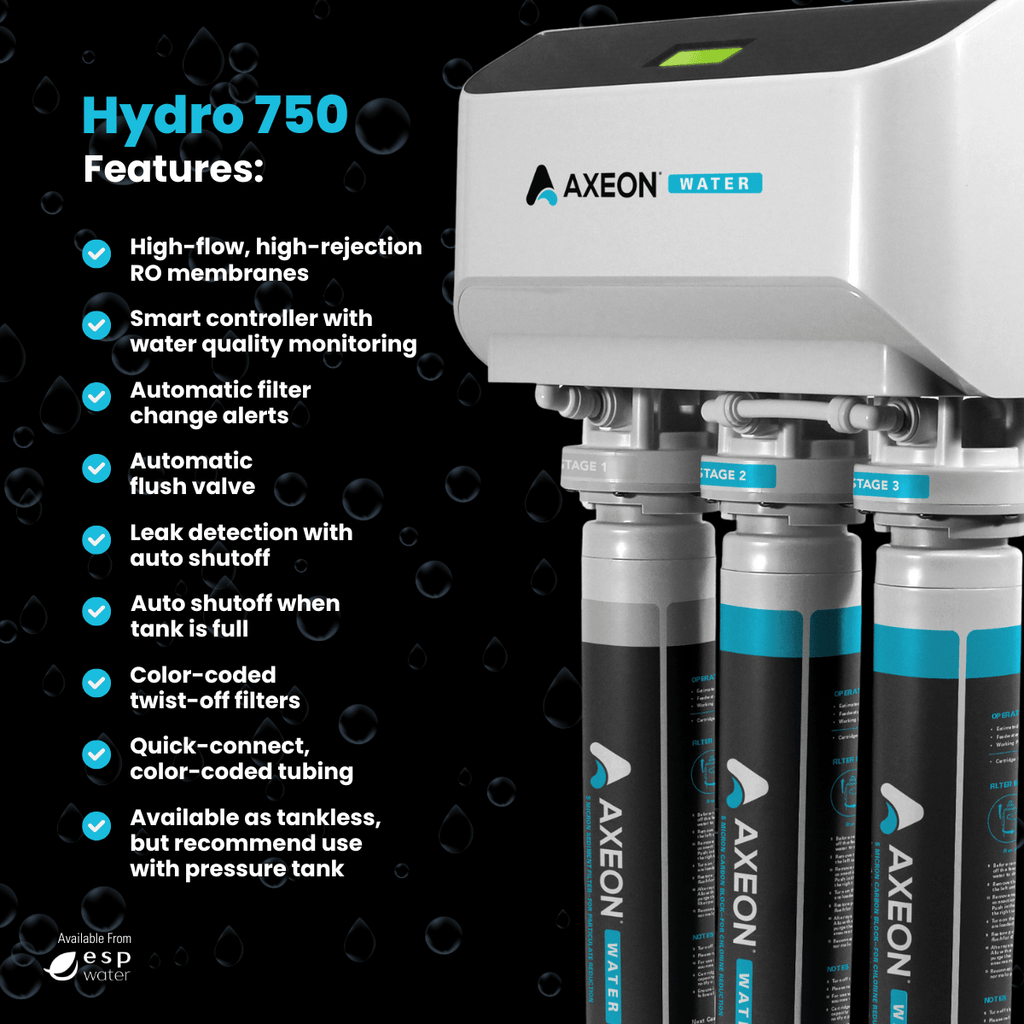 Axepon AXEON HYDRO 750 Reverse Osmosis System 750 GPD – ESP Water