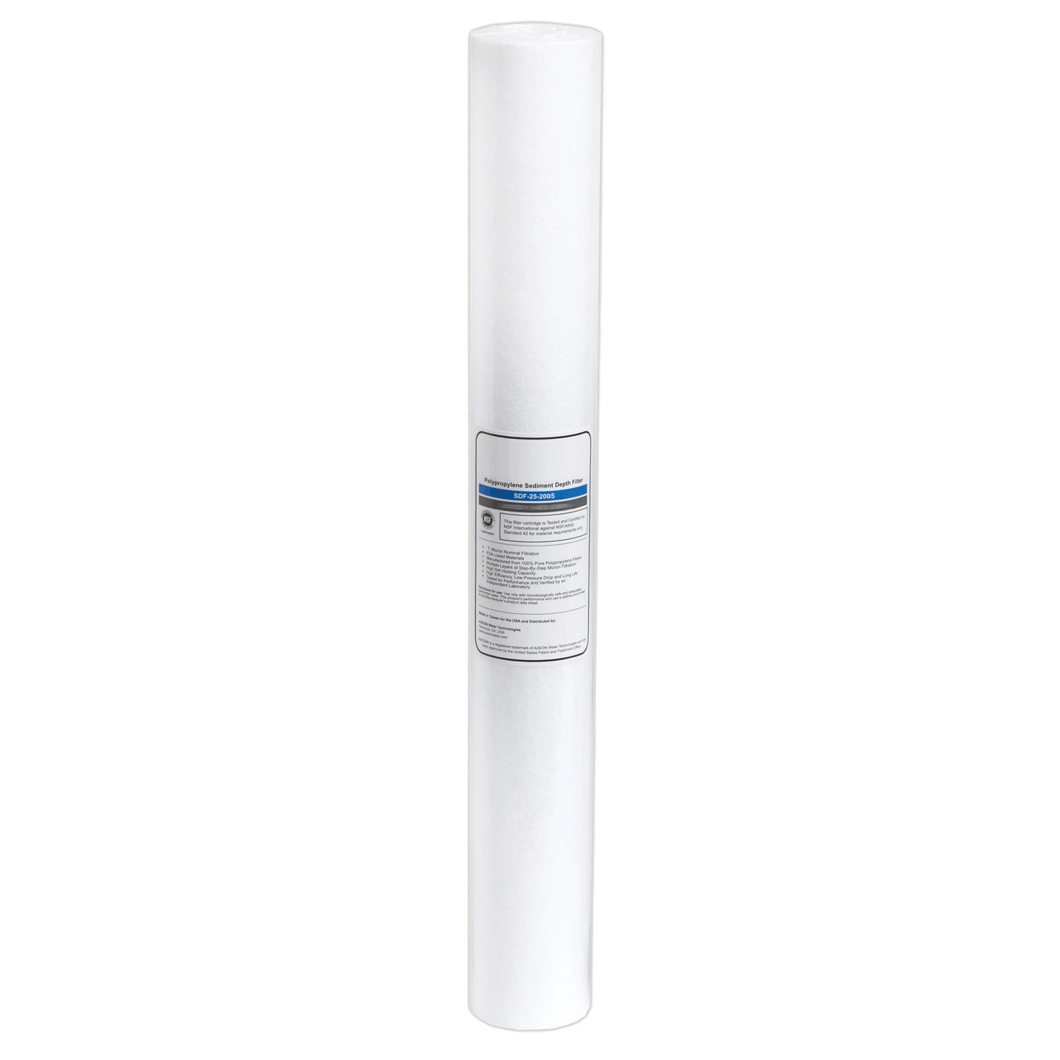 AXEON SDF - 25 - 2005 Sediment Filter 5 Micron 2.5" x 20" 200626 200626 - ESP Water