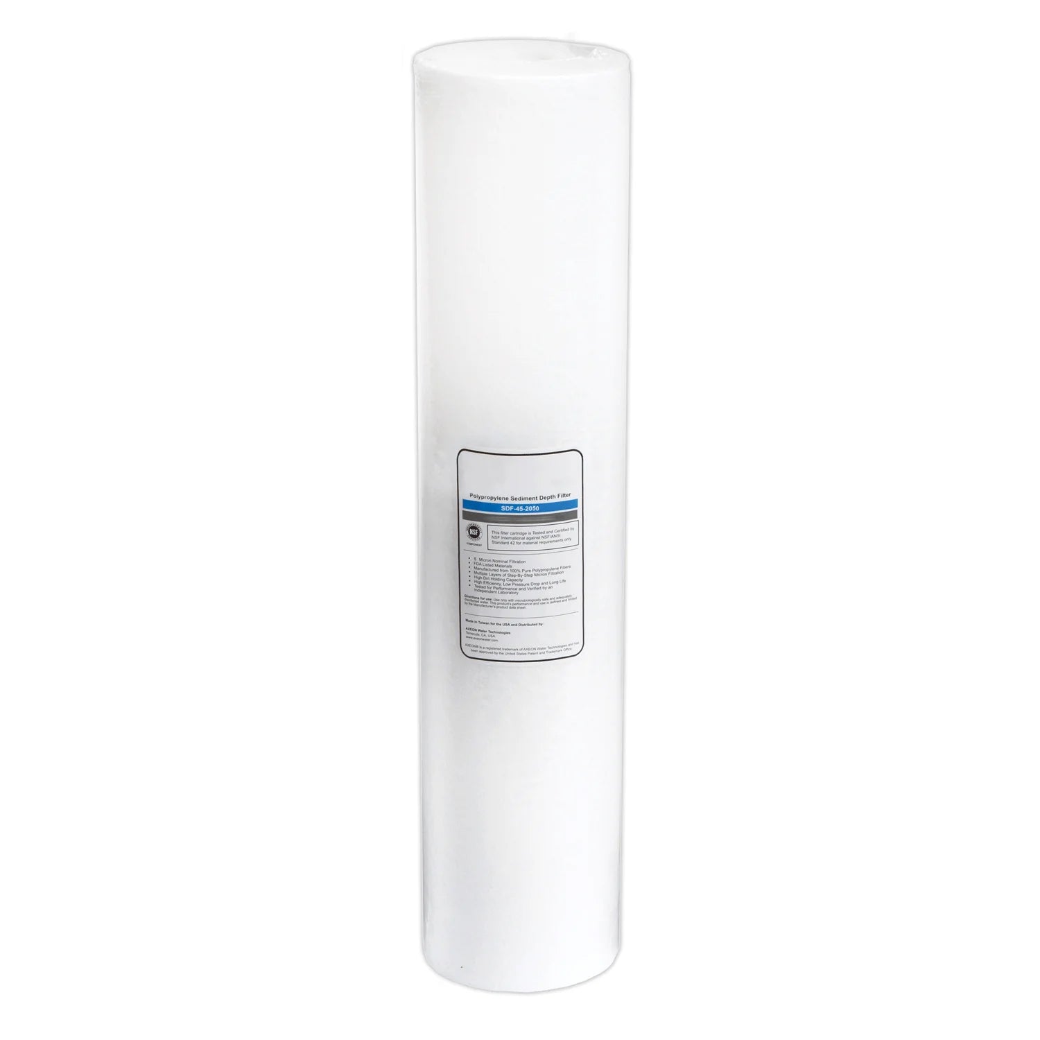 AXEON SDF - 45 - 2050 Sediment Filter 4.5" x 20" 50 Mic 200643 200643 - ESP Water