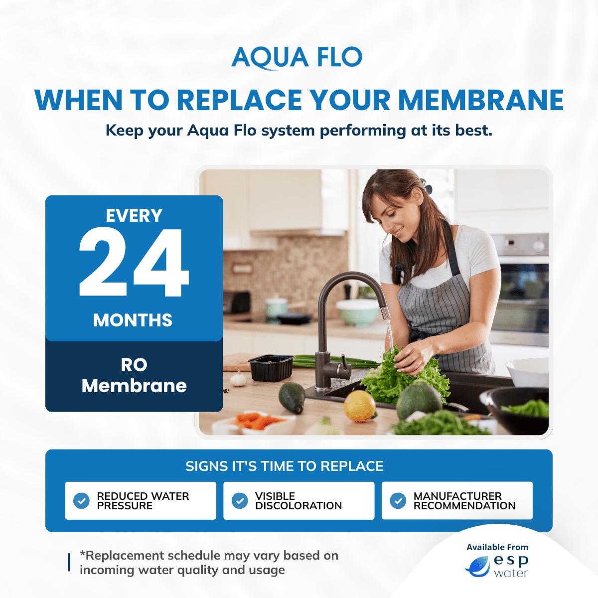 Aqua Flo 41407008 RO Membrane 75 GPD Quick Change 41407008 - ESP Water