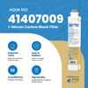 Aqua Flo 41407009 Carbon Block Quick Change Filter 1 Micron 41407009 - ESP Water