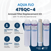 Aqua Flo 475QC-4 RO Filter Replacement Kit with RO Membrane YSM-AF475QC4 - ESP Water