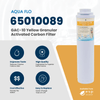 Aqua Flo 65010089 Yellow Granular Activated Carbon Filter 10 Micron 65010089 - ESP Water