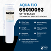 Aqua Flo 65010093 UF - 10 Black Ultrafiltration Membrane for 475QC Systems 65010093 - ESP Water