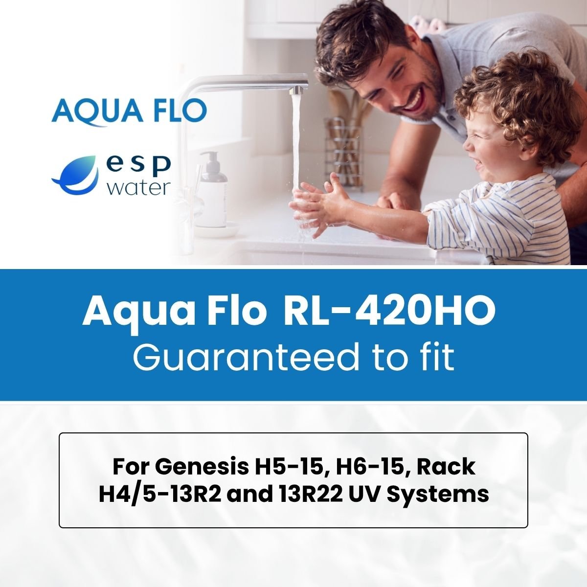 Aqua Flo Genesis RL - 420HO UV Lamp with Key 40040020, Fits Genesis GEN H5 - 15 40040020 - ESP Water