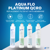 Aqua Flo Platinum QCRO RO Filter Replacement Kit with RO Membrane