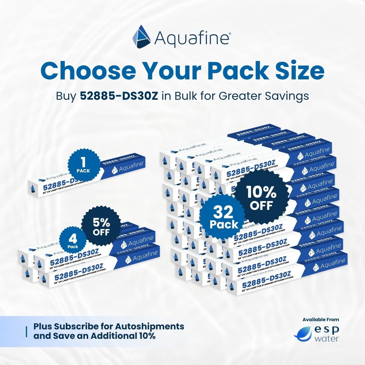 Aquafine 52885 - DS30Z UV Lamp 30 - Inch 254nm STD for OptiVenn UV System 52885-DS30Z - ESP Water
